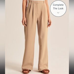 Abercrombie & Fitch Wide Leg Tailored Pant